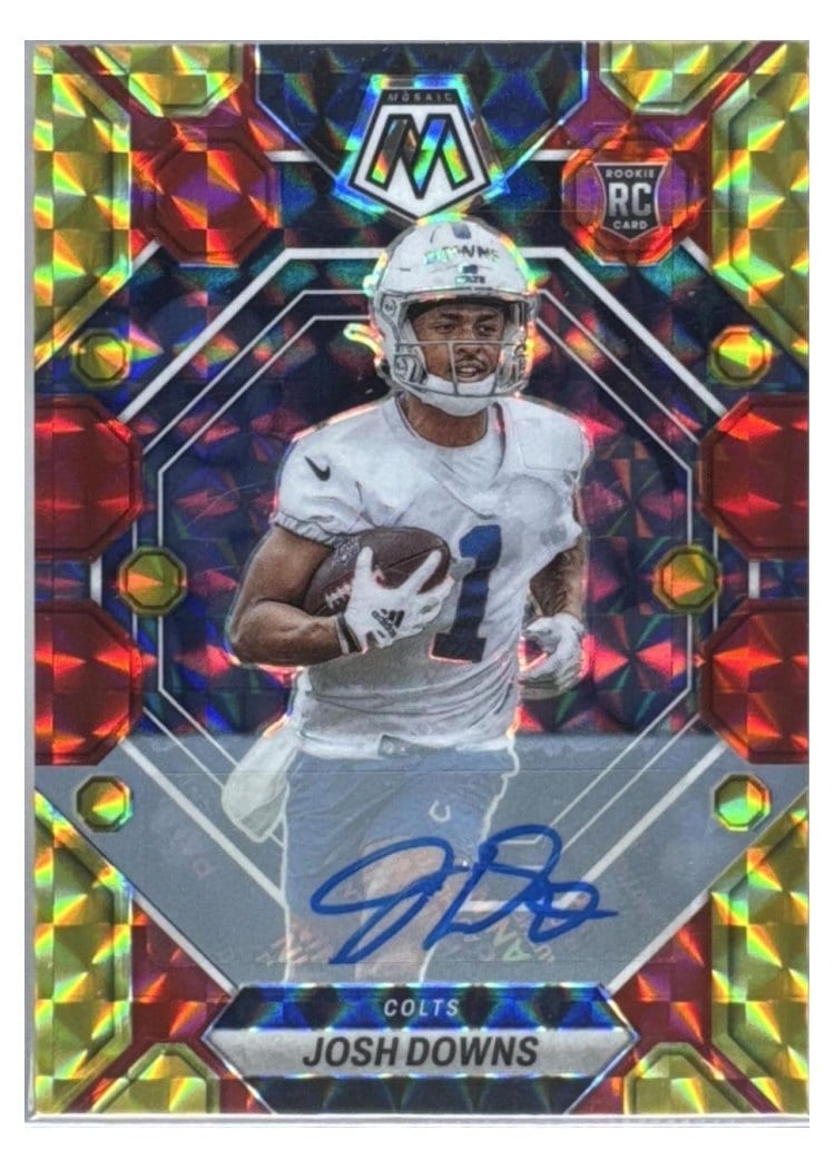 2023 Panini Mosaic Base Set Josh Downs #339 card