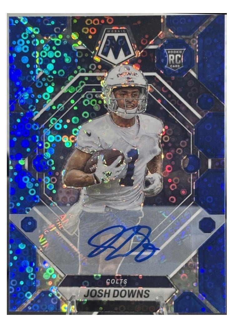 2023 Panini Mosaic Base Set Josh Downs #339 card