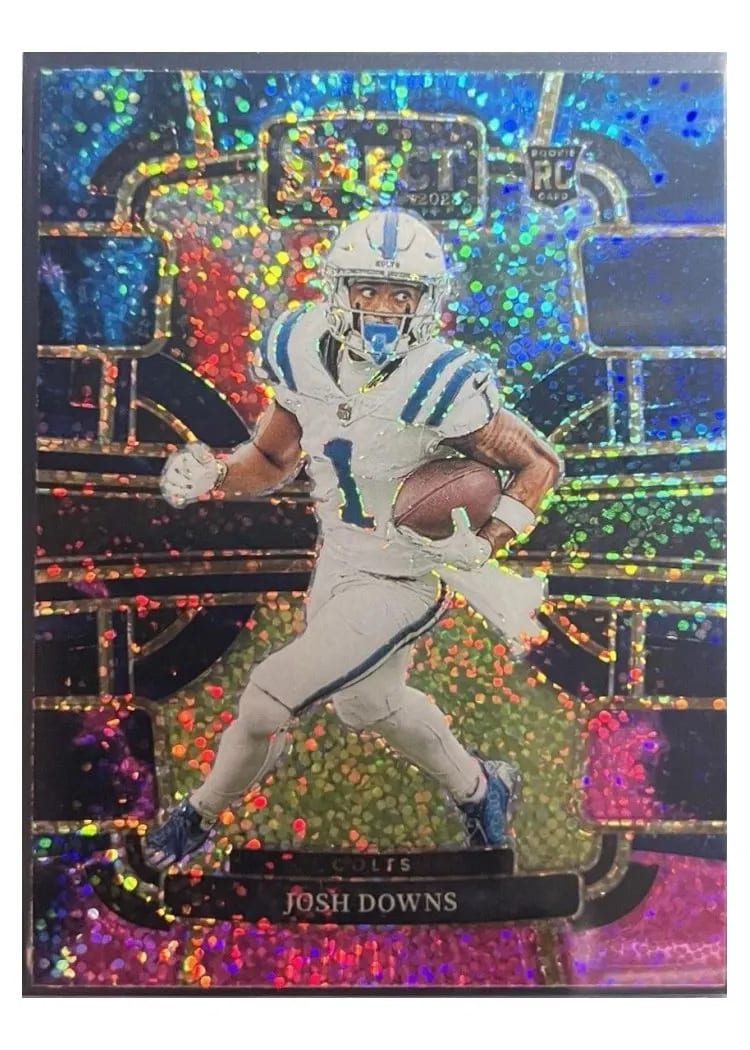 2023 Panini Select Base Set Josh Downs Cosmic #44 card