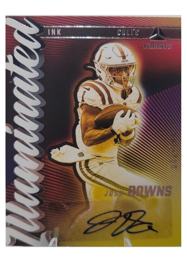 2024 Panini Luminance Illuminated Ink Josh Downs #II-JDS card