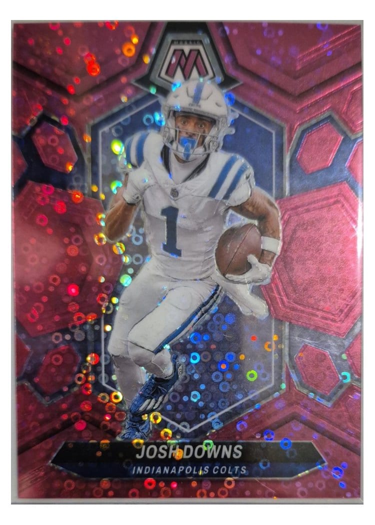 2024 Panini Mosaic Base Set Josh Downs No Huddle Pink #95 card