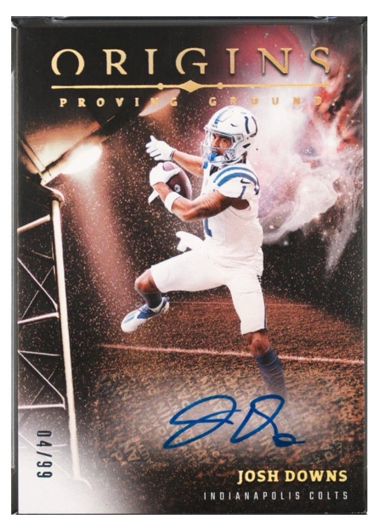 2024 Panini Origins Proving Ground Signatures Josh Downs #PGS-JDO card