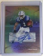 2024 Panini Prestige Xtra Points Signatures Premium Josh Downs #128 card