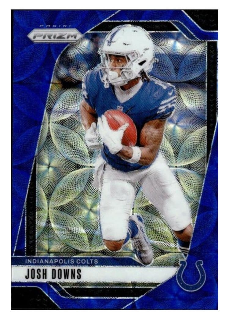 2024 Panini Prizm Base Set Josh Downs #122 card