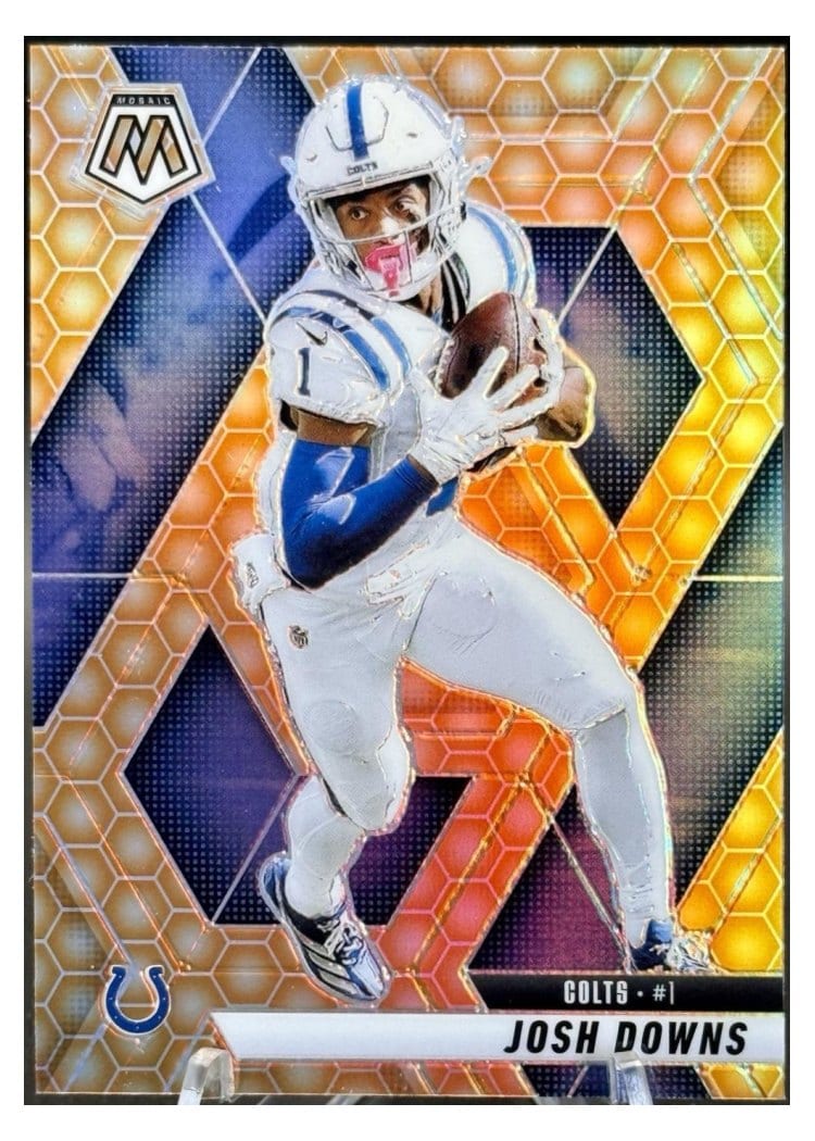 2025 Panini Mosaic Base Set Josh Downs Honeycomb #145 card