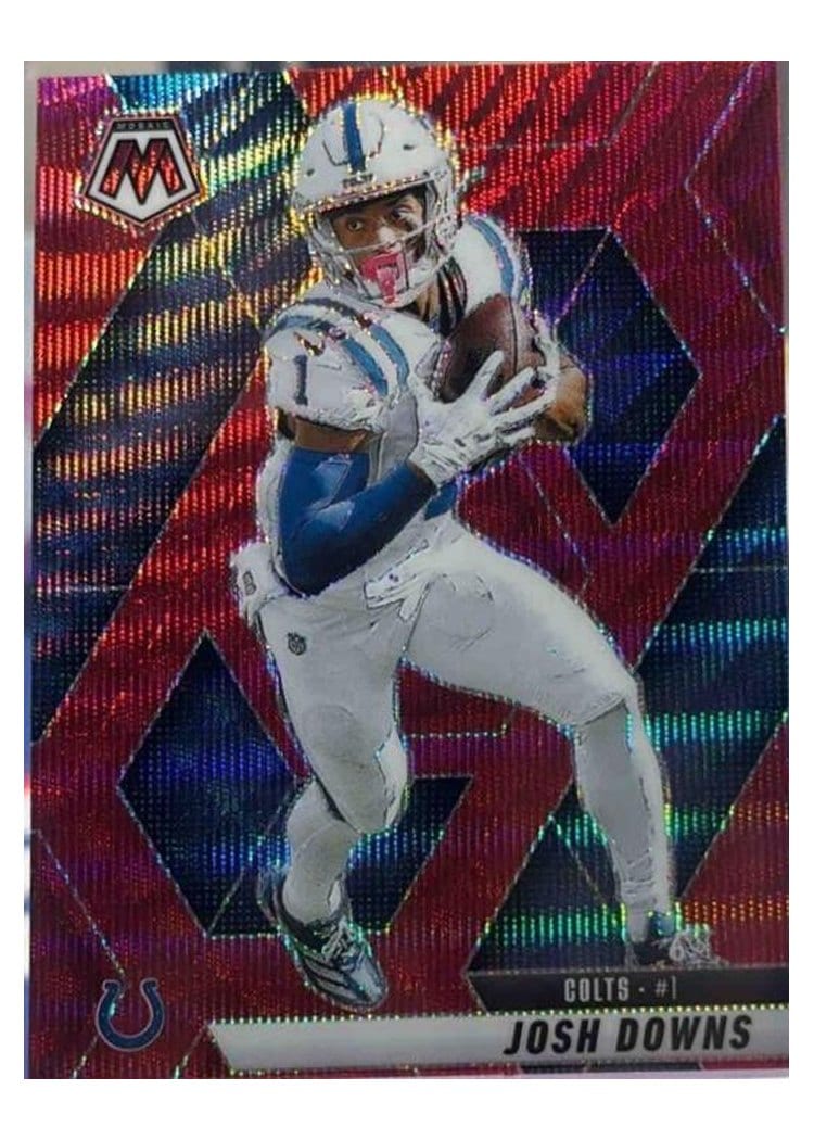 2025 Panini Mosaic Base Set Josh Downs #145 card