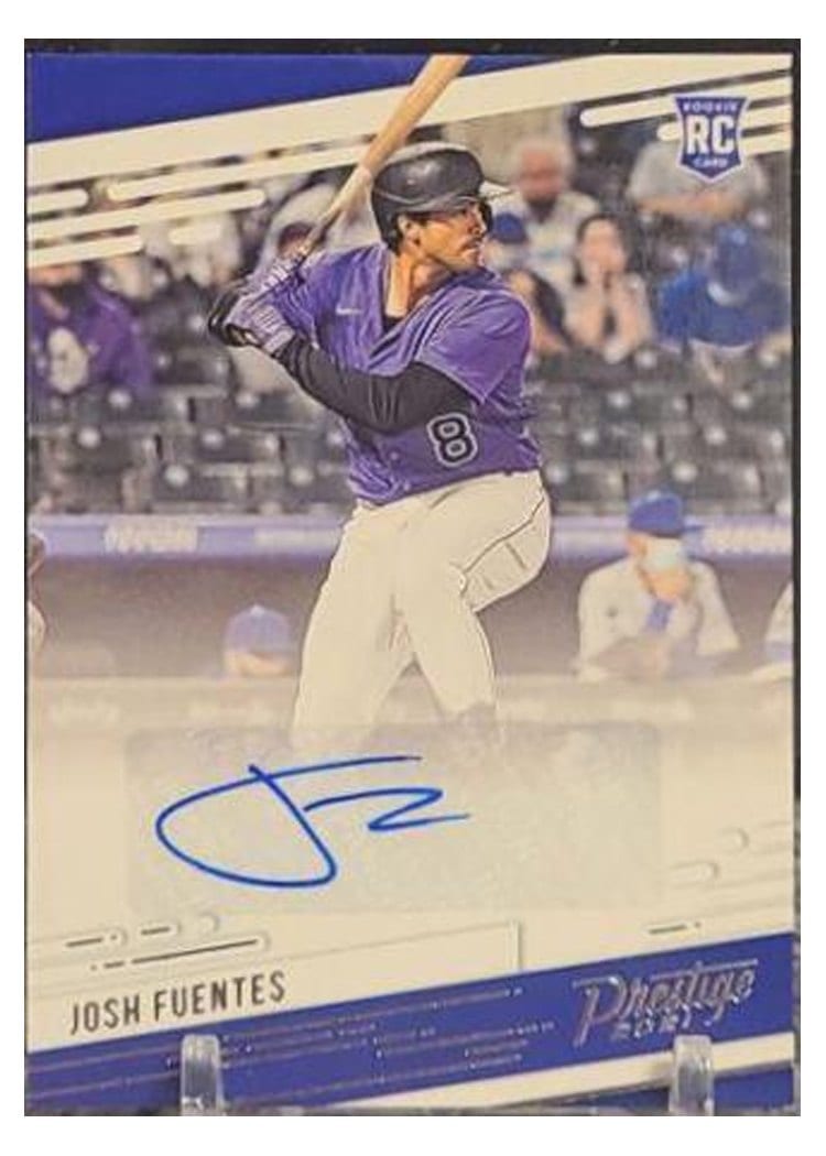 2021 Panini Chronicles Prestige Autographs Josh Fuentes #PR-JF card
