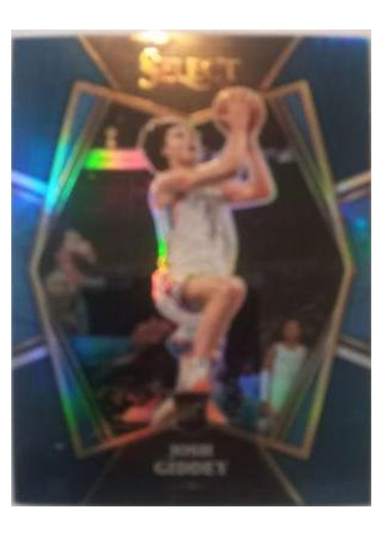 2021-22 Panini Select Base Set Josh Giddey Blue Prizm #143 card