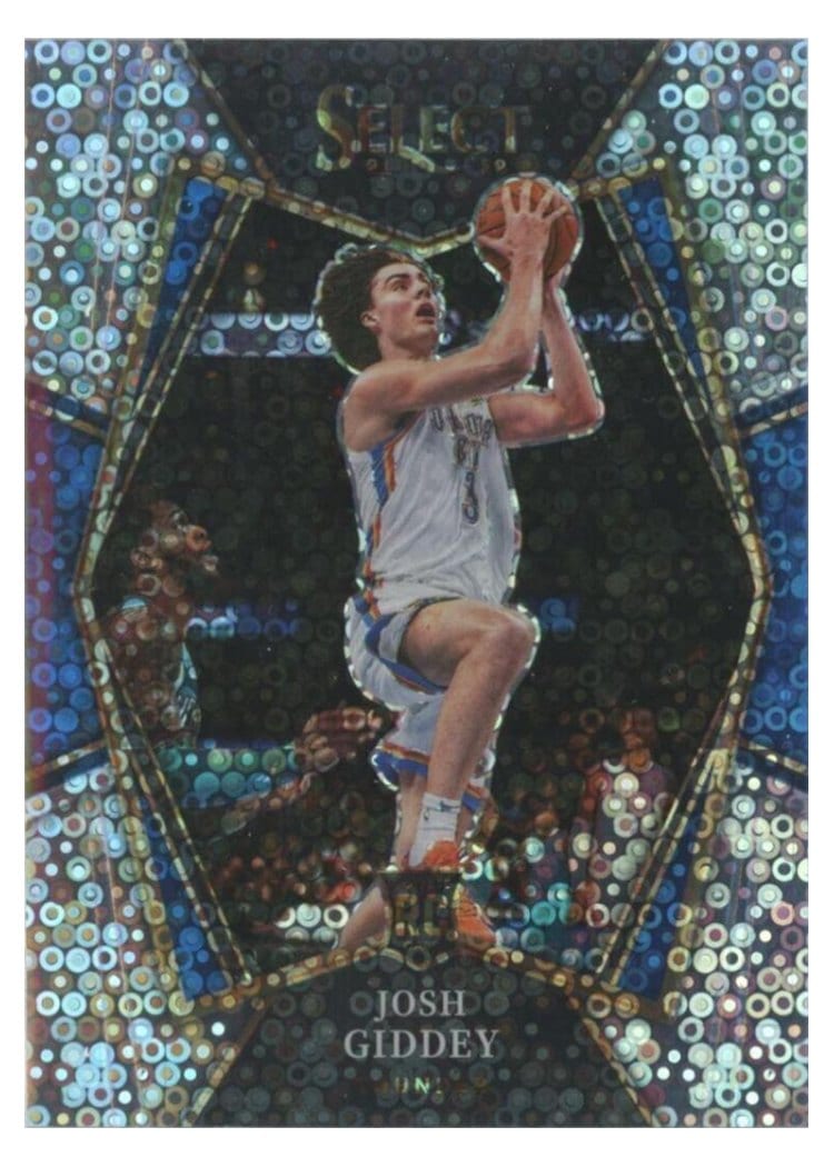 2021-22 Panini Select Base Set Josh Giddey #143 card