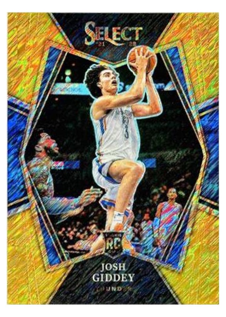 2021-22 Panini Select Base Set Josh Giddey #143 card