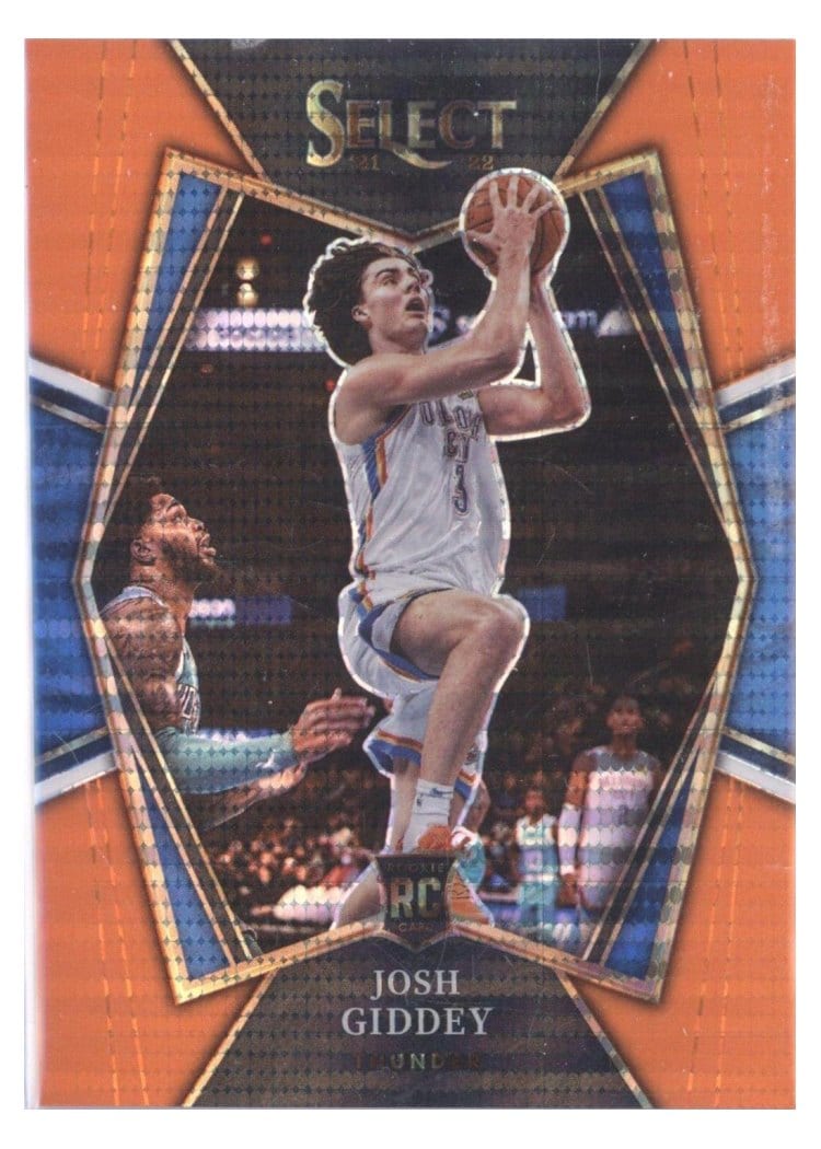 2021-22 Panini Select Base Set Josh Giddey #143 card