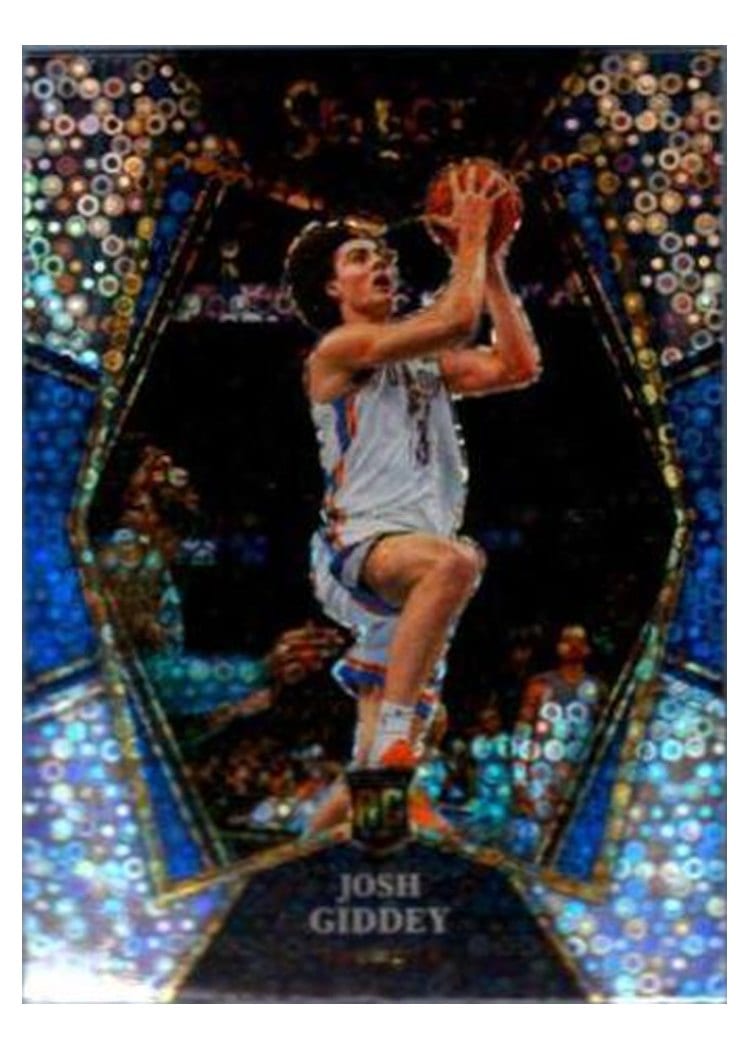 2021-22 Panini Select Base Set Josh Giddey #256 card
