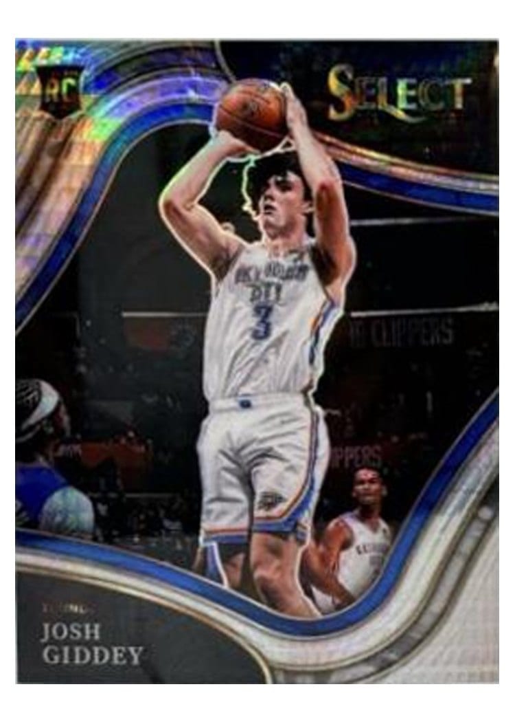 2021-22 Panini Select Base Set Josh Giddey #256 card