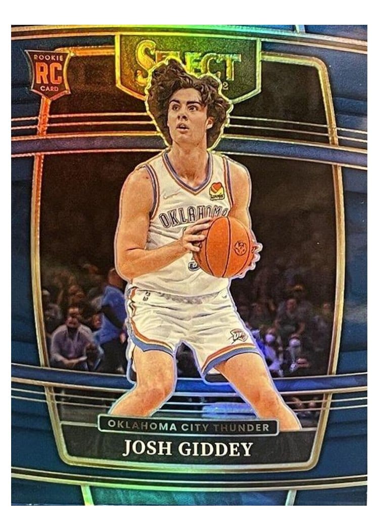 2021-22 Panini Select Base Set Josh Giddey #58 card
