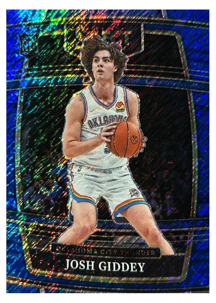 2021-22 Panini Select Base Set Josh Giddey #58 card