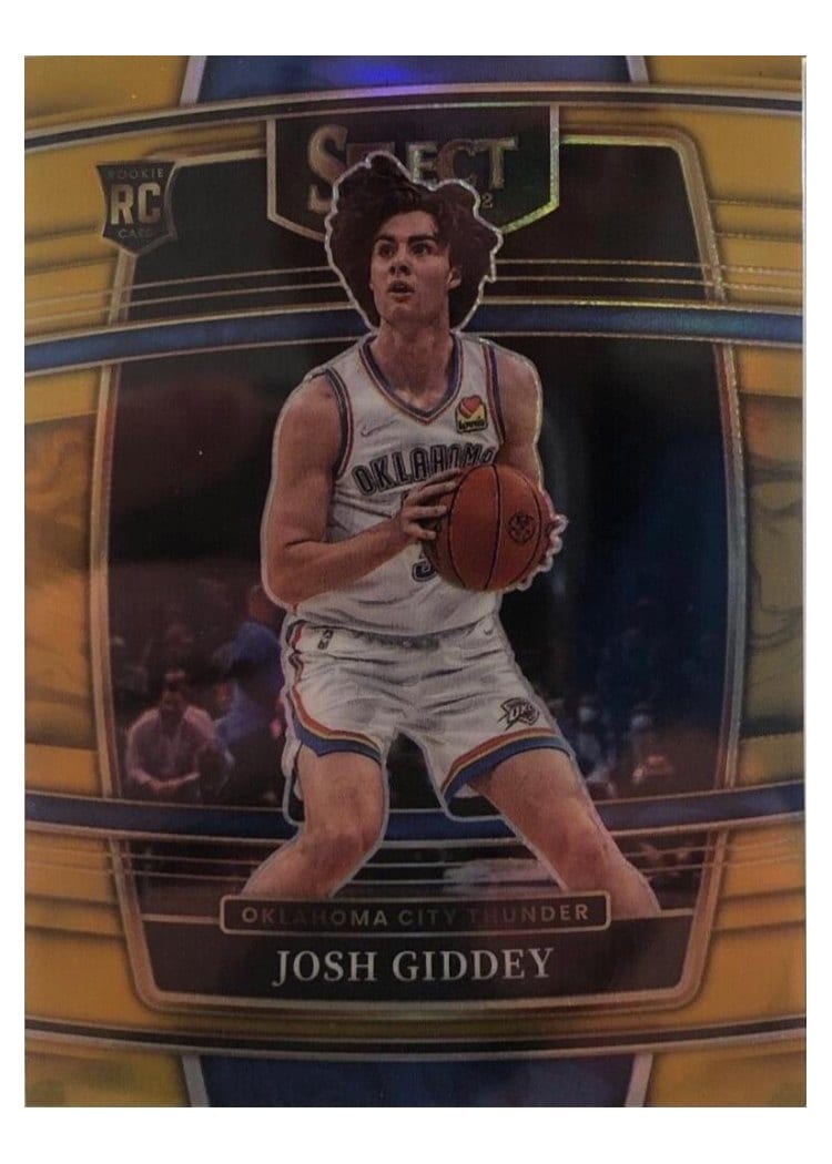 2021-22 Panini Select Base Set Josh Giddey #58 card