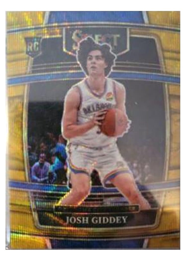 2021-22 Panini Select Base Set Josh Giddey #58 card