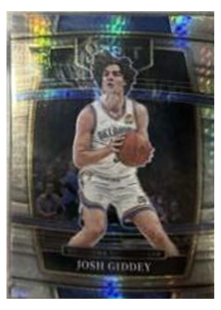 2021-22 Panini Select Base Set Josh Giddey #58 card