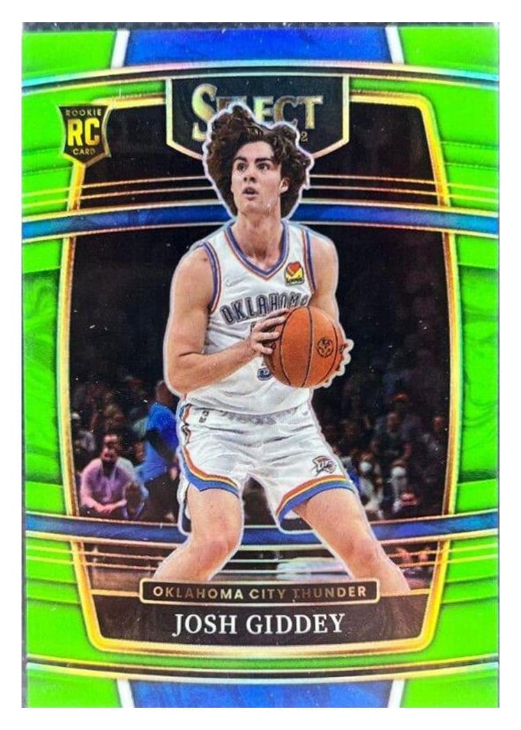 2021-22 Panini Select Base Set Josh Giddey #58 card