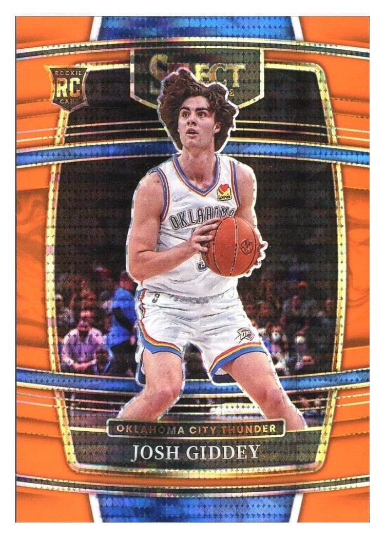 2021-22 Panini Select Base Set Josh Giddey #58 card