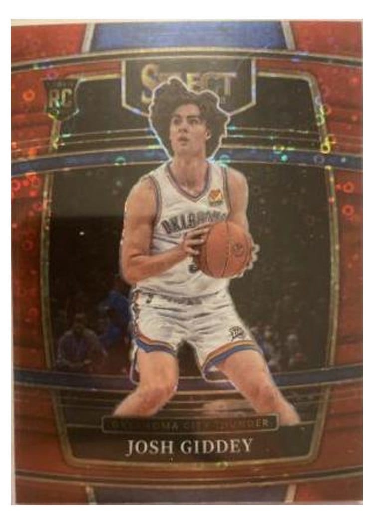 2021-22 Panini Select Base Set Josh Giddey #58 card