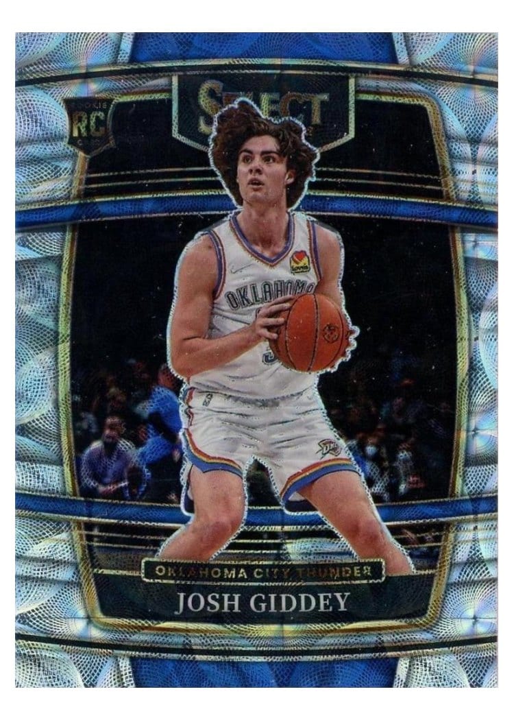 2021-22 Panini Select Base Set Josh Giddey #58 card