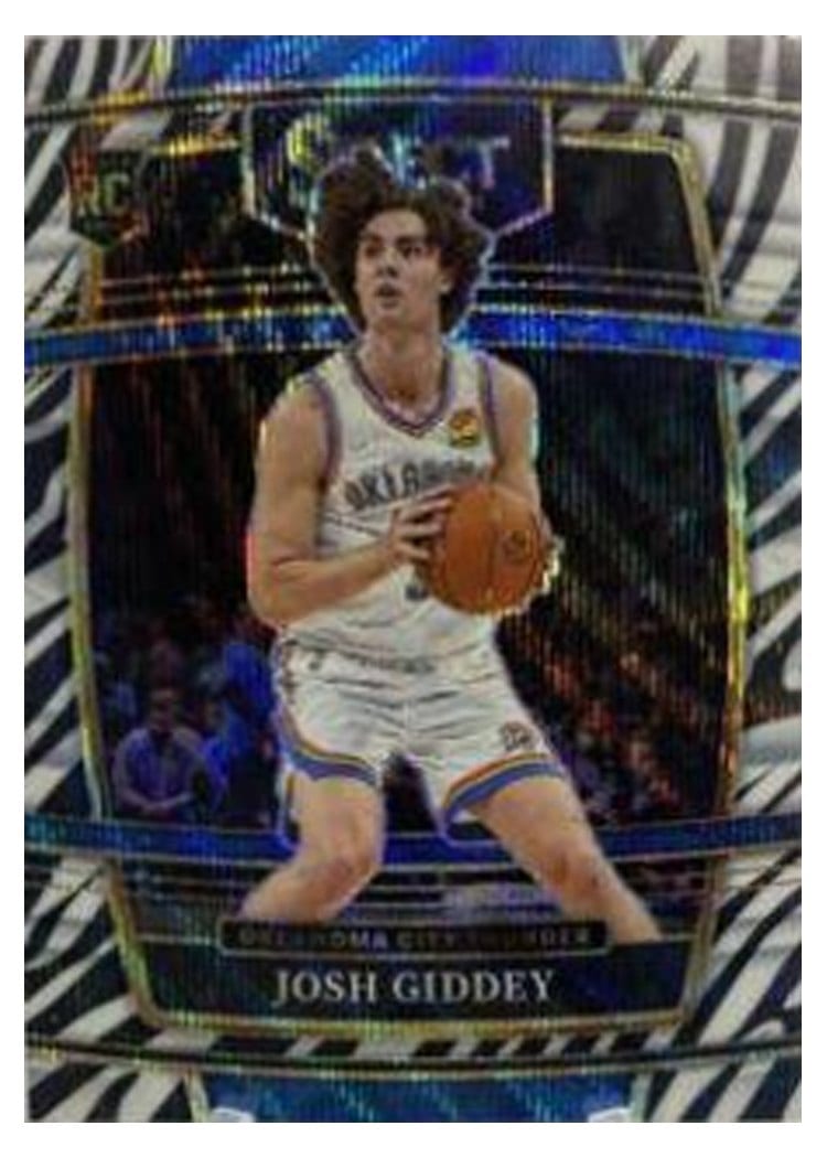 2021-22 Panini Select Base Set Josh Giddey #58 card