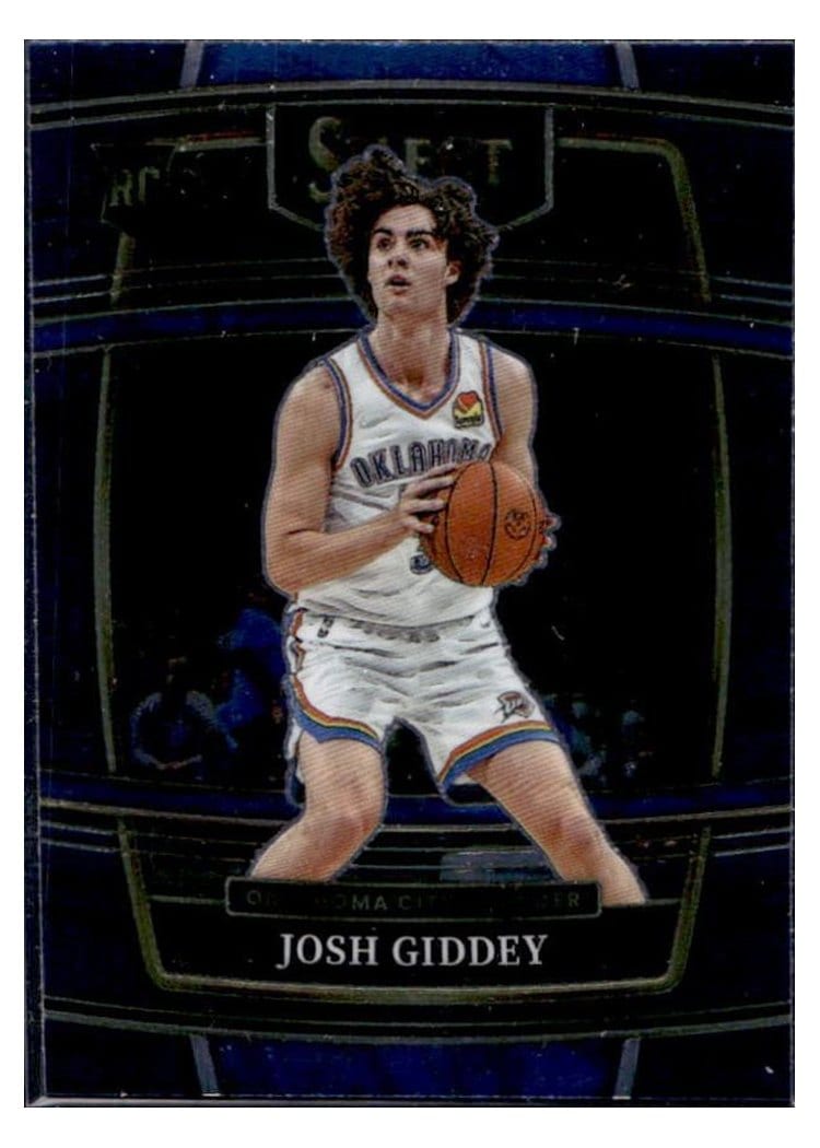 2021-22 Panini Select Base Set Josh Giddey #58 card