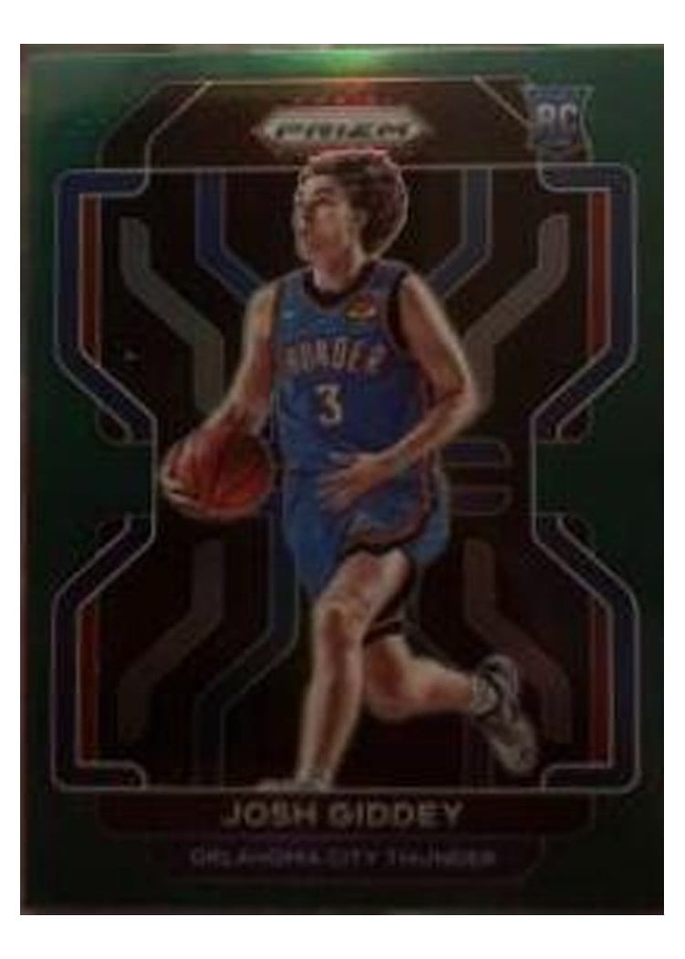 2021 Panini Prizm Josh Giddey #301 card