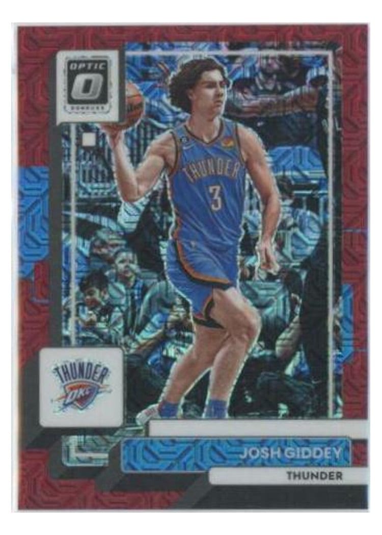 2022-23 Donruss Optic Base Set Josh Giddey #43 card