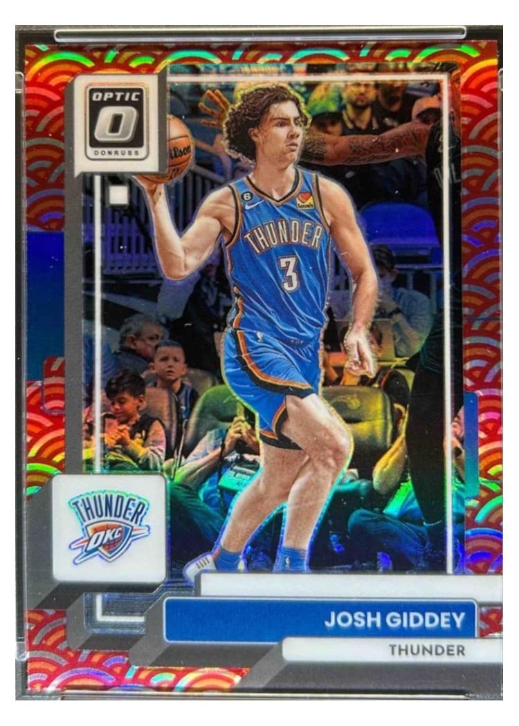 2022-23 Donruss Optic Base Set Josh Giddey #43 card