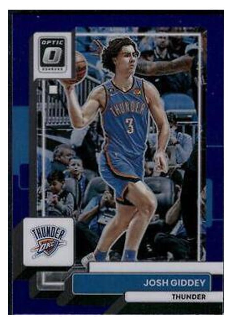 2022-23 Donruss Optic Base Set Josh Giddey #43 card