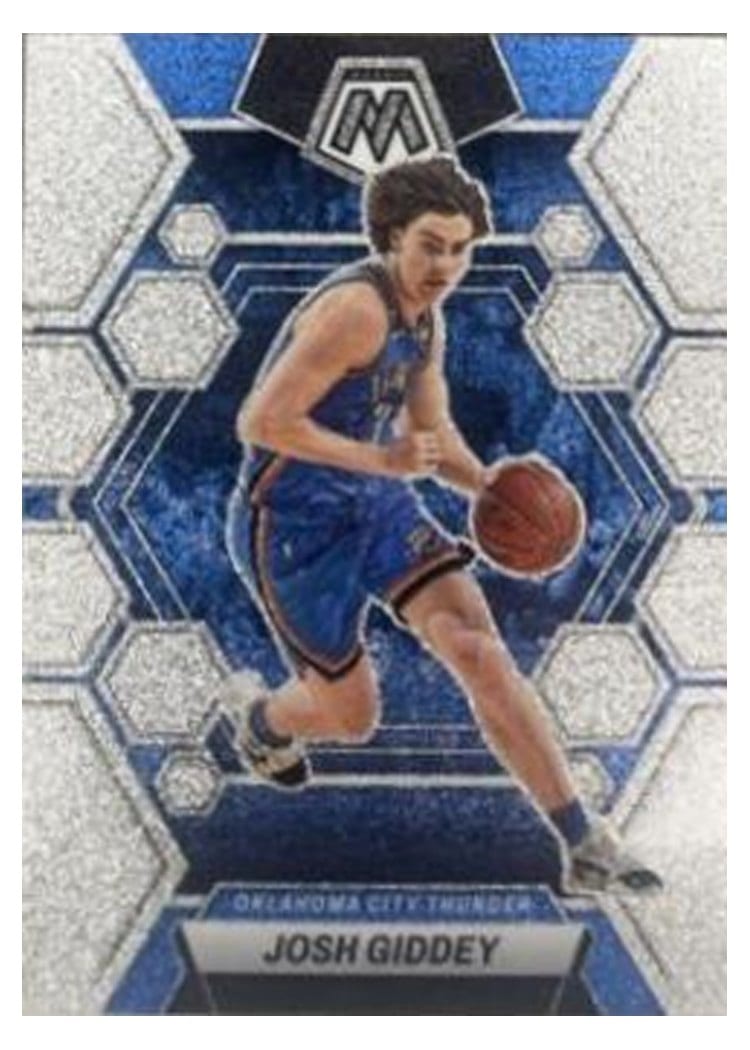 2022-23 Panini Mosaic Base Set Josh Giddey #129 card