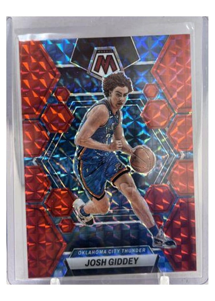 2022-23 Panini Mosaic Base Set Josh Giddey Red #129 card