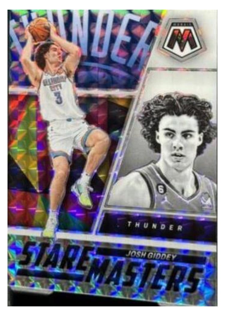 2022-23 Panini Mosaic Base Set Josh Giddey #129 card