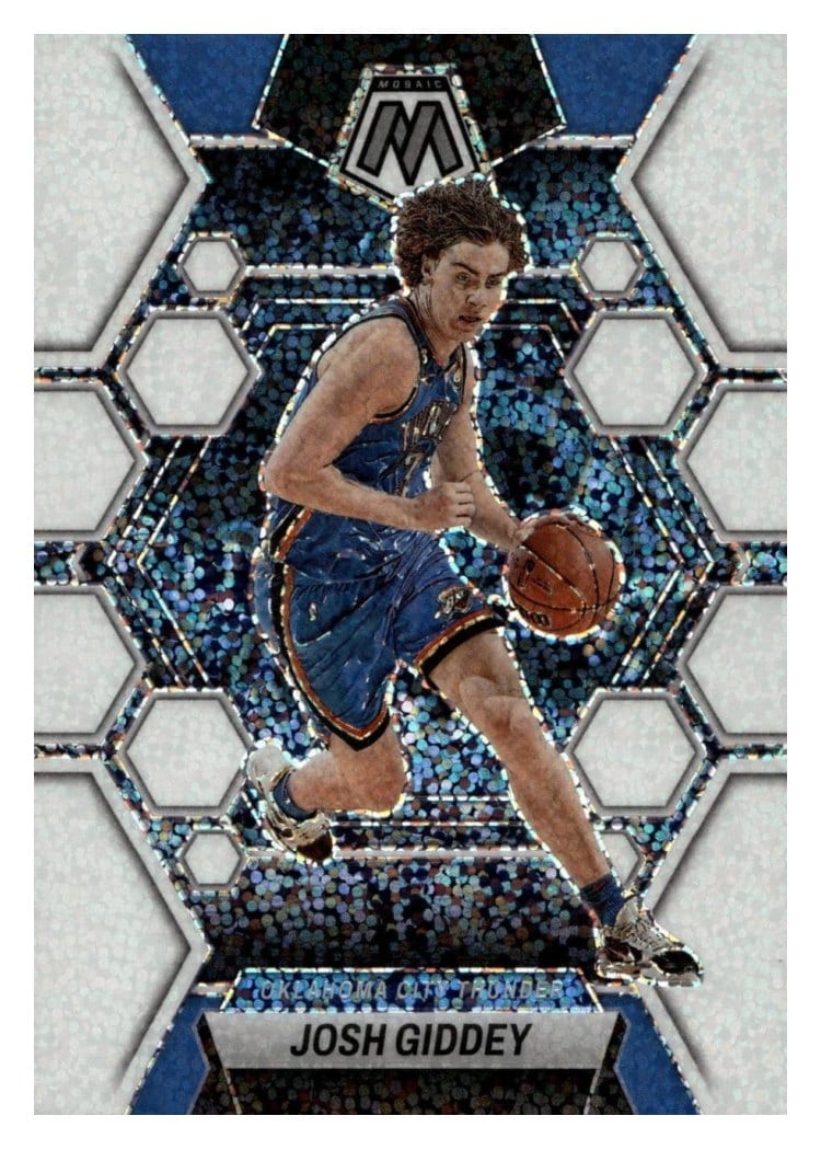 2022-23 Panini Mosaic Base Set Josh Giddey #129 card