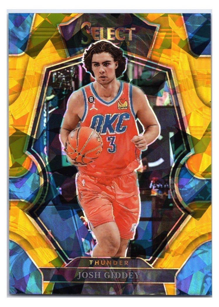2022-23 Panini Select Base Set Josh Giddey #160 card