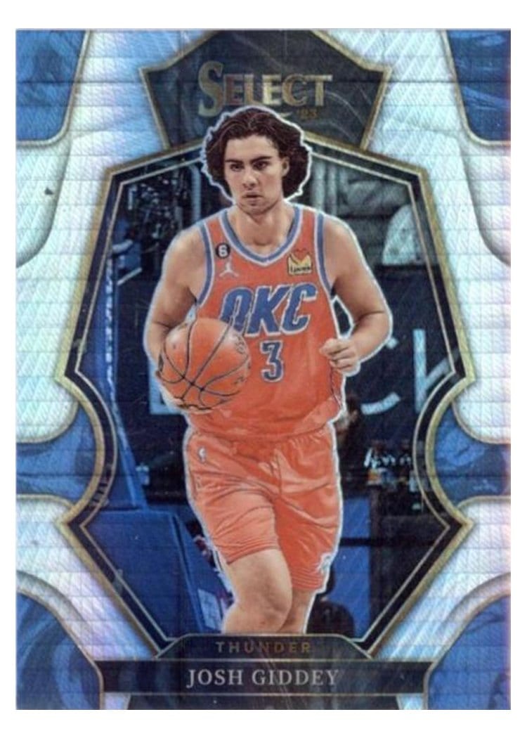2022-23 Panini Select Base Set Josh Giddey #160 card