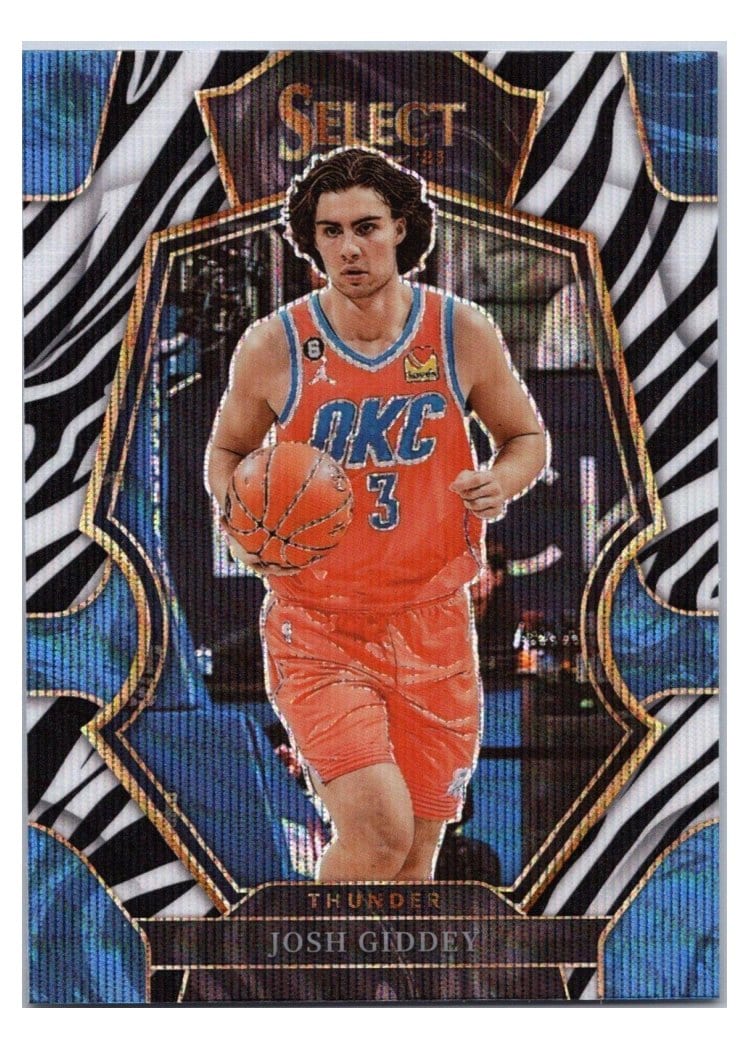 2022-23 Panini Select Base Set Josh Giddey #160 card