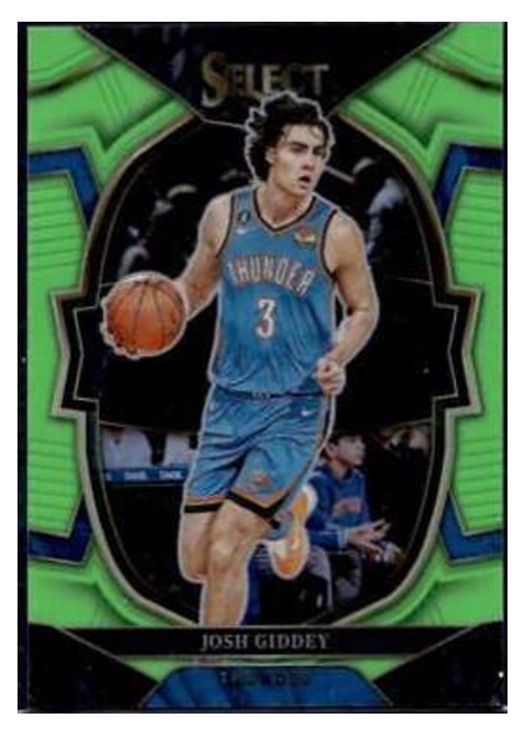 2022-23 Panini Select Base Set Josh Giddey #60 card