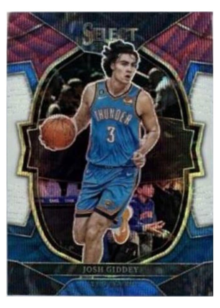 2022-23 Panini Select Base Set Josh Giddey #60 card