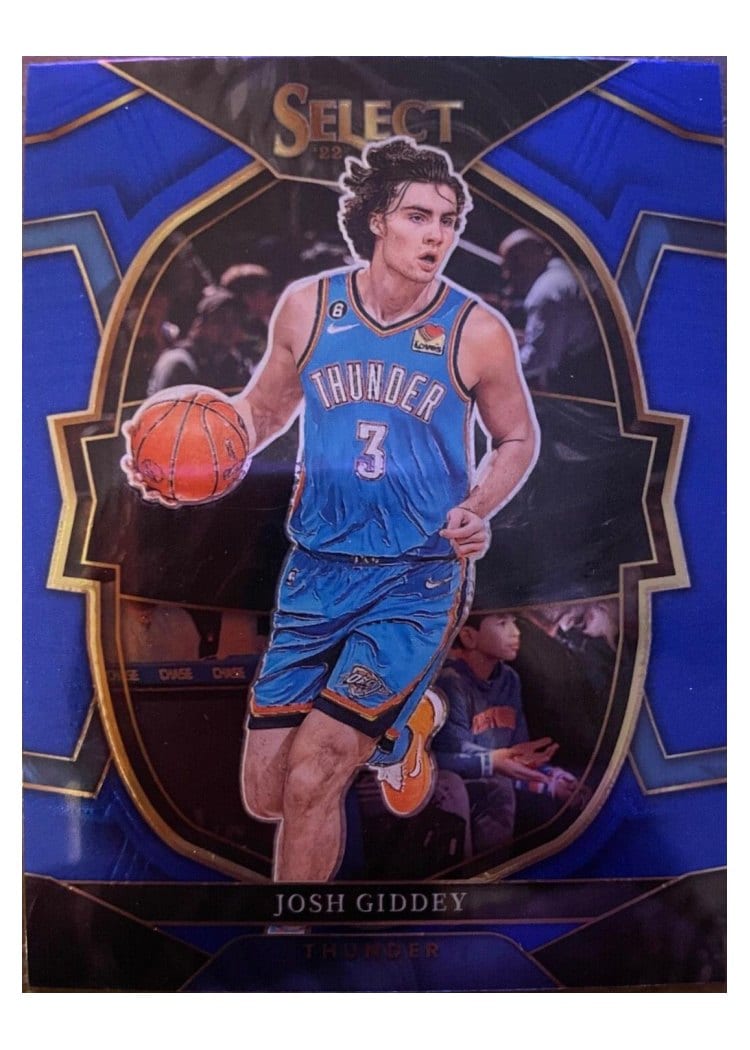 2022-23 Panini Select Base Set Josh Giddey #60 card