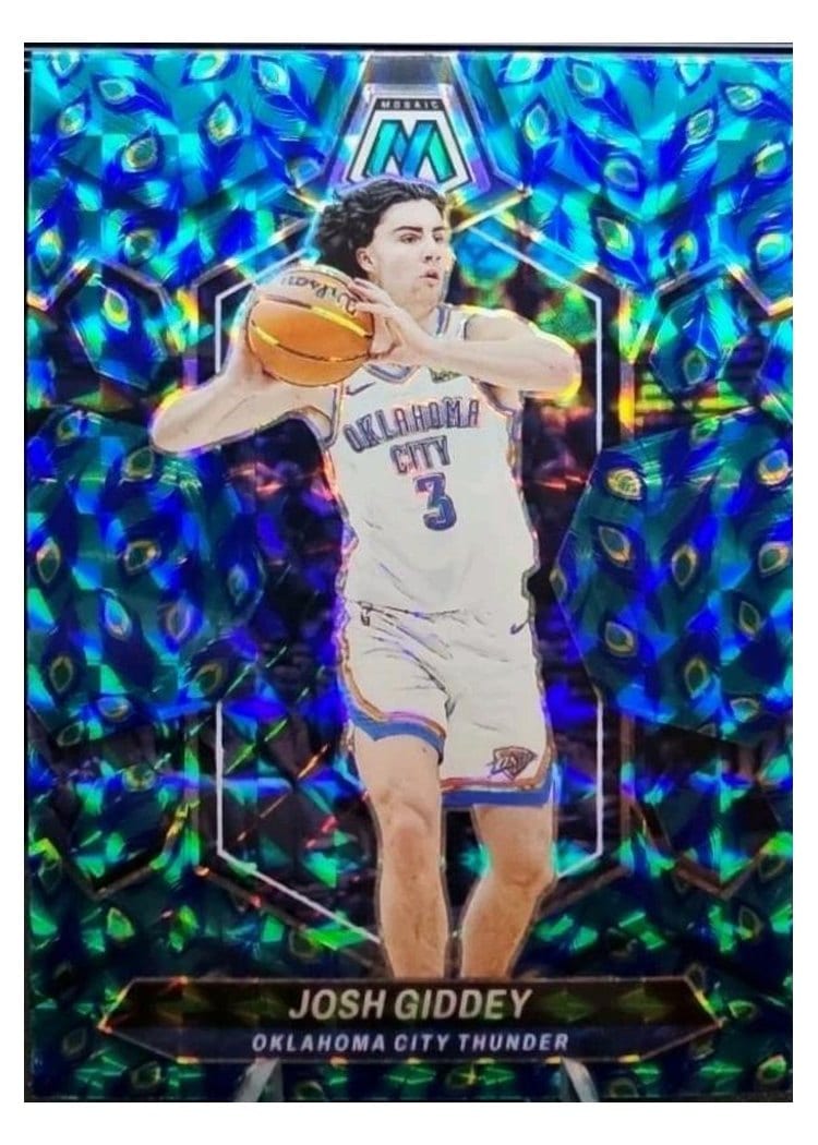 2023-24 Panini Mosaic Base Set Josh Giddey #150 card