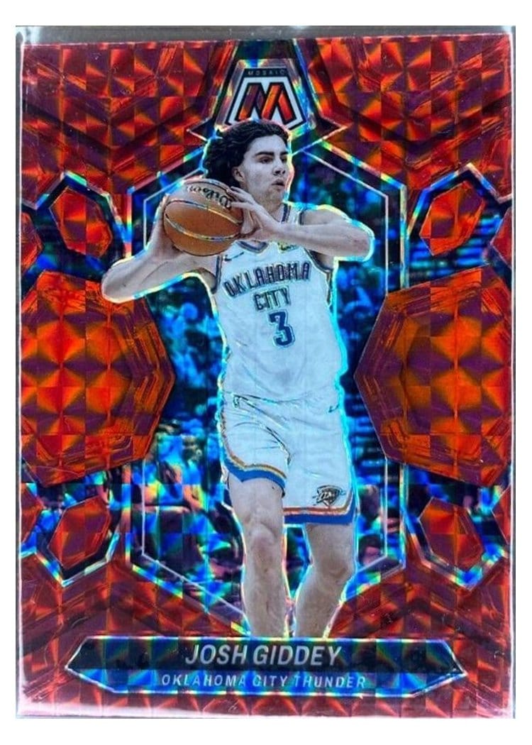 2023-24 Panini Mosaic Base Set Josh Giddey #150 card