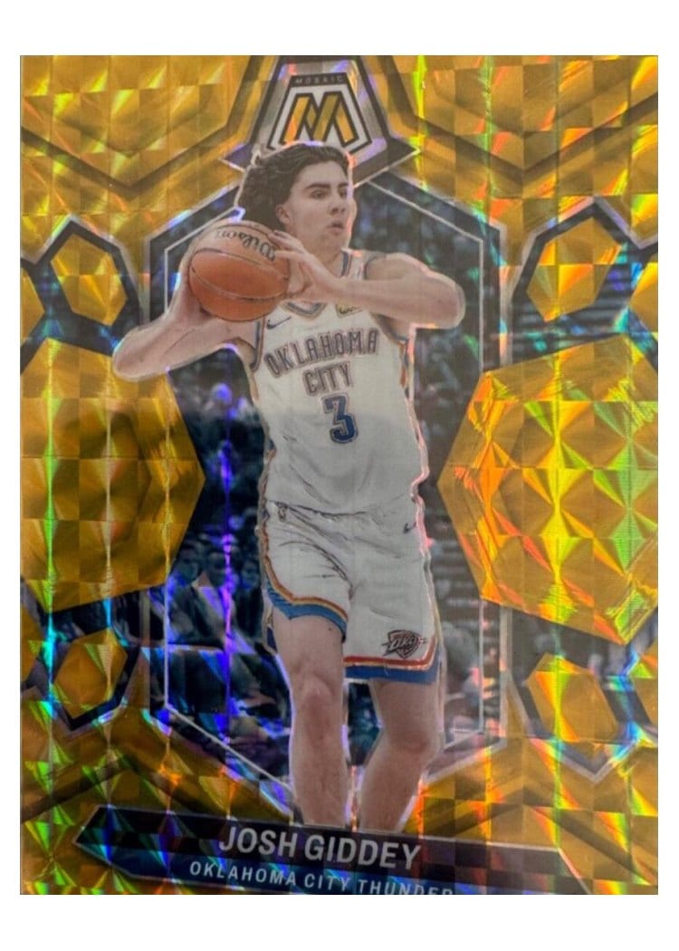 2023-24 Panini Mosaic Base Set Josh Giddey #150 card