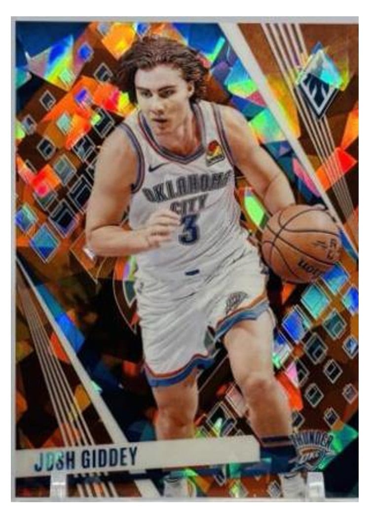 2023-24 Panini Phoenix Base Set Josh Giddey Orange Ice #20 card