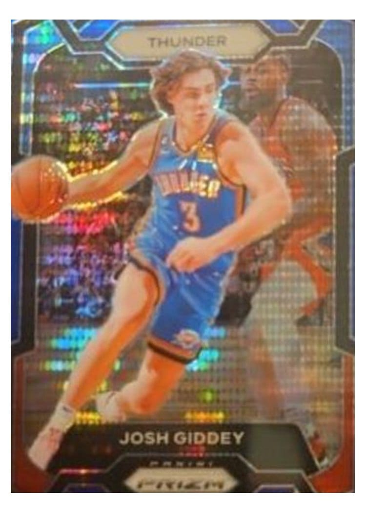 2023-24 Panini Prizm Base Set Josh Giddey #50 card