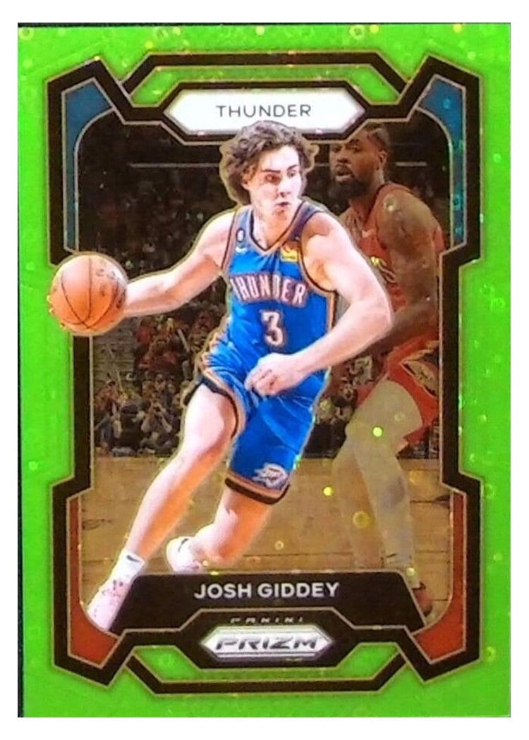 2023-24 Panini Prizm Base Set Josh Giddey #50 card
