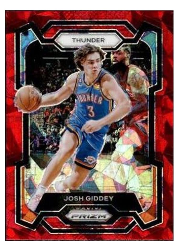 2023-24 Panini Prizm Base Set Josh Giddey #50 card