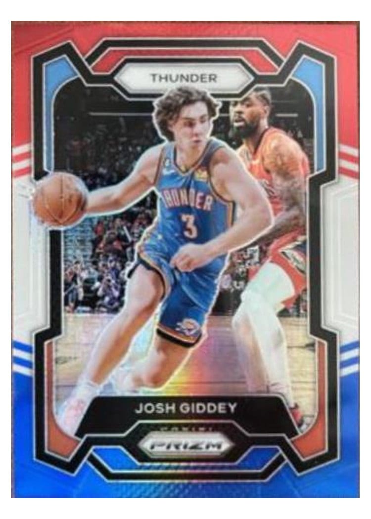 2023-24 Panini Prizm Base Set Josh Giddey #50 card